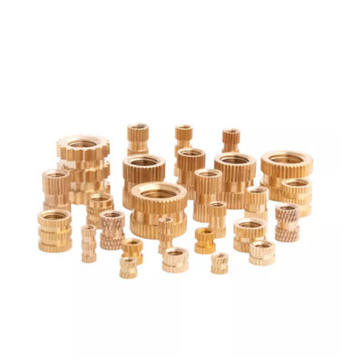comprar El metal del CNC del ODM del OEM que trabaja a máquina parte el parte movible de cobre amarillo del derretimiento Nuts sin plomo online manufacture