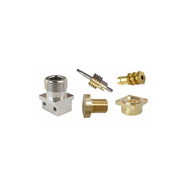 comprar Piezas de torneado del CNC de la precisión de las piezas de cobre amarillo de encargo del CNC para el equipo industrial online manufacture