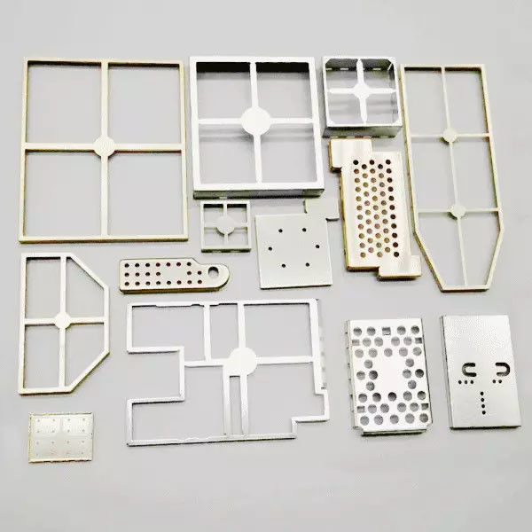 SMD PCB RF EMI Shield Cover Custom Stamping Metal Electroplating